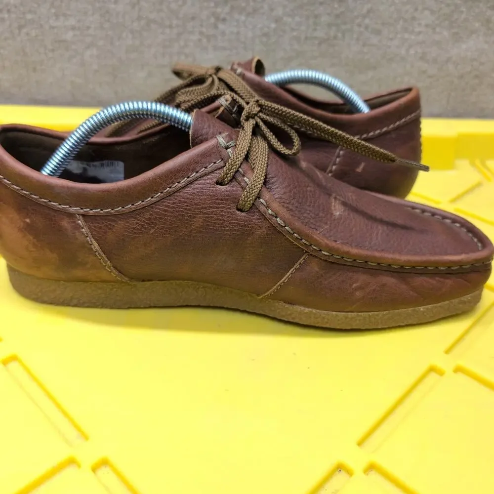 Clarks Shacre II Run Men's Beeswax Brown Leather Shoes Size 10 M